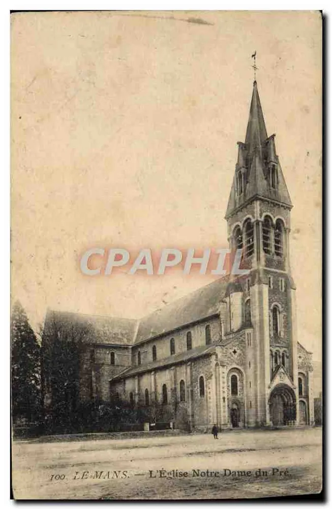 Le Mans — A Igreja Nossa Senhora do Pré - Frente