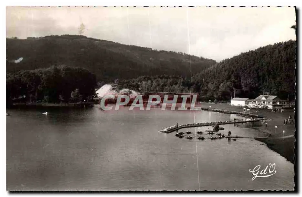 Plage du Lac Chambon — Auvergne — Édition G. d'O. - Vorderseite