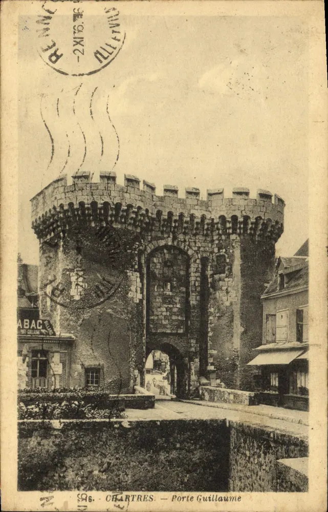 Chartres — Porta Guillaume — Edição E. Gaudy - Frente