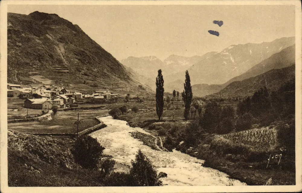 Dorf Ur und Pass Puymorens — Nahe Ax-les-Thermes (Ariège) — Les Éditions d'Art Martel - Vorderseite