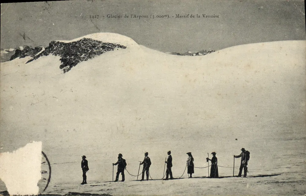 Gletscher von Arpont (3.000m) - Vanoise-Massiv — unbekannter Verlag, Seriennummer 1427 - Vorderseite