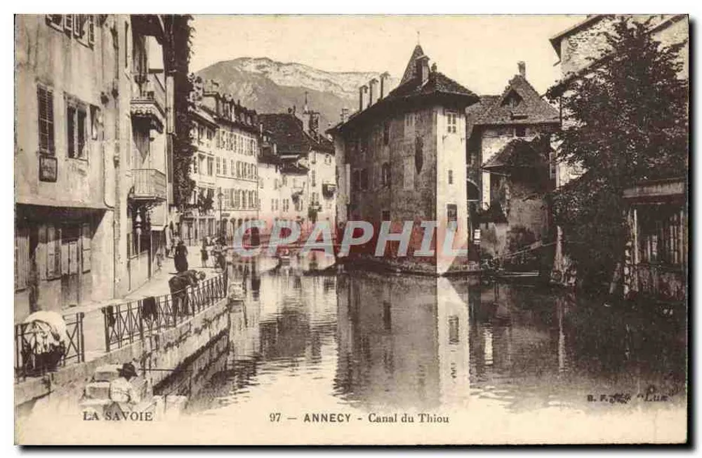 Annecy — Canal do Thiou — B. F. J. 'Lure' - Frente