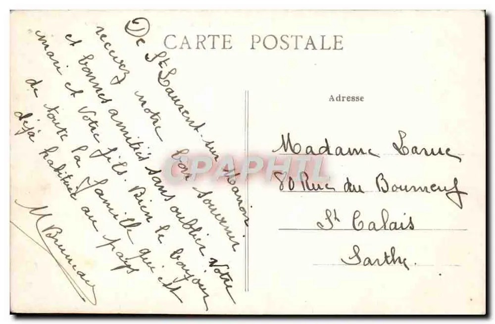 Périgueux — Abside da Catedral — Editor desconhecido, n° 106 - Verso