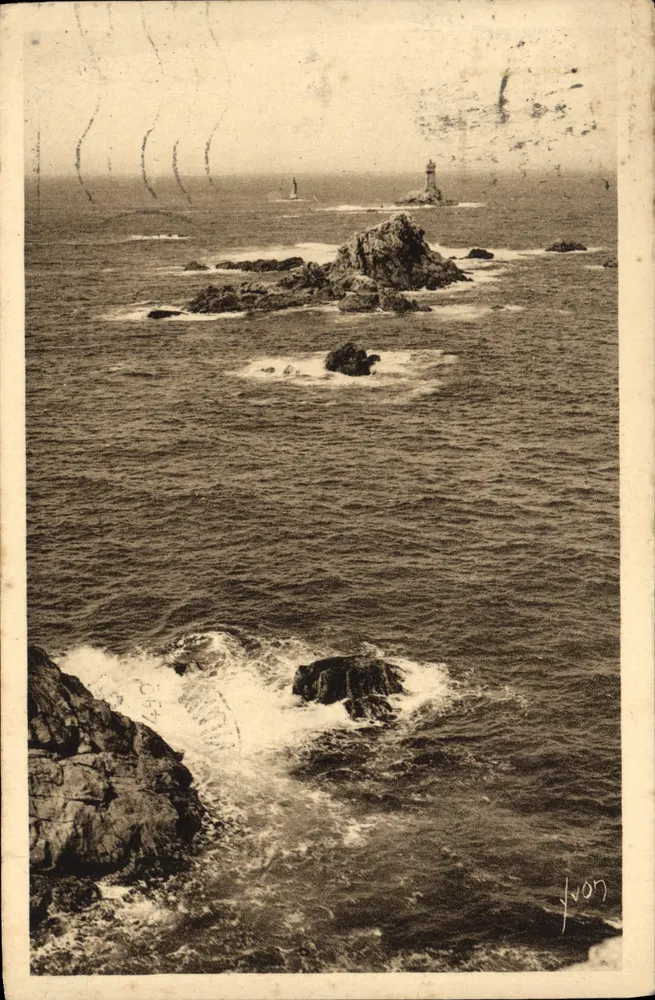 Pointe du Raz — Der alte Leuchtturm — Les Éditions d'Art Vieille France, n°33 - Vorderseite