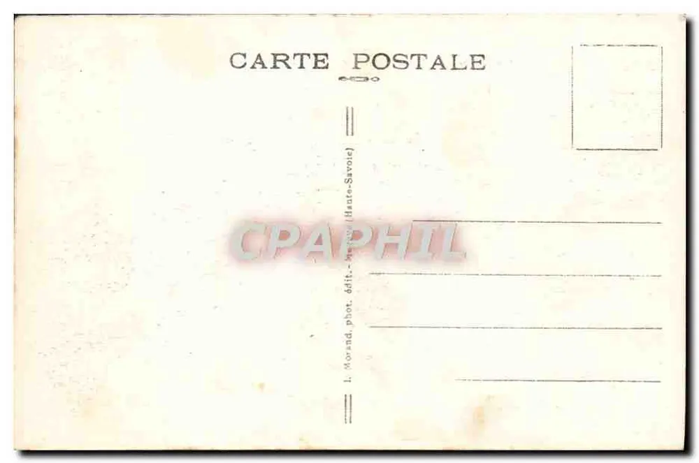 Chamonix — A Arve e o Mont-Blanc — L. Morsad, fot. (Haute-Savoie) - Verso