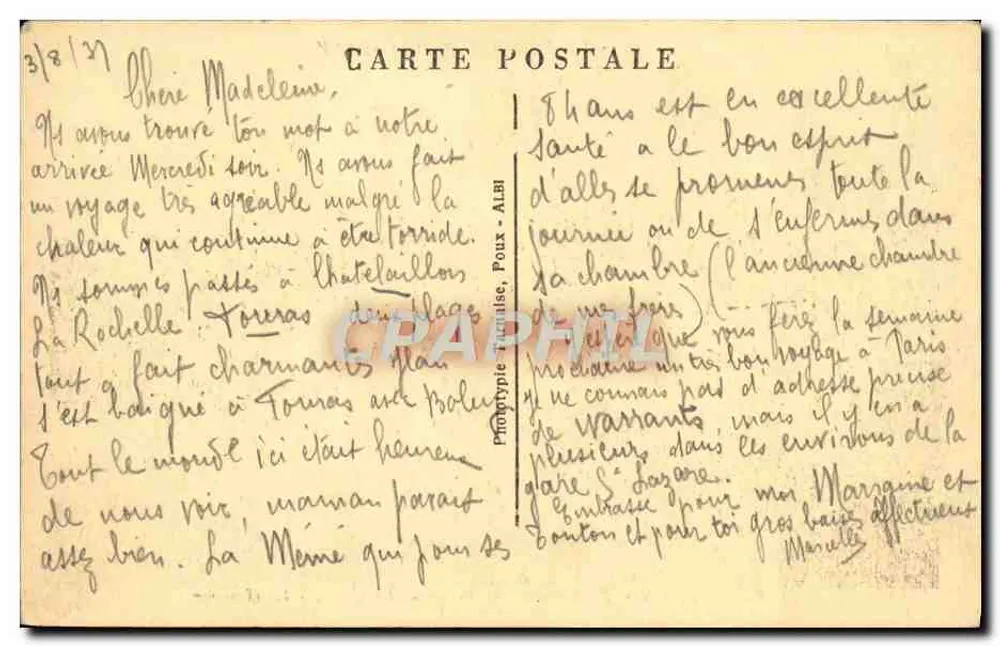 Périgueux — Kathedrale St-Front, Die Quais, Der Gravier — La Dordogne Illustrée, Nr. 3 - Rückseite