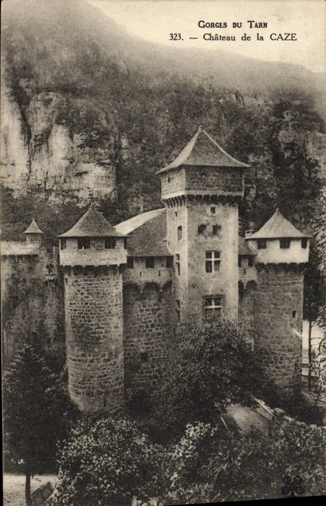 Gorges do Tarn — Castelo da Caze — n° 323 - Frente