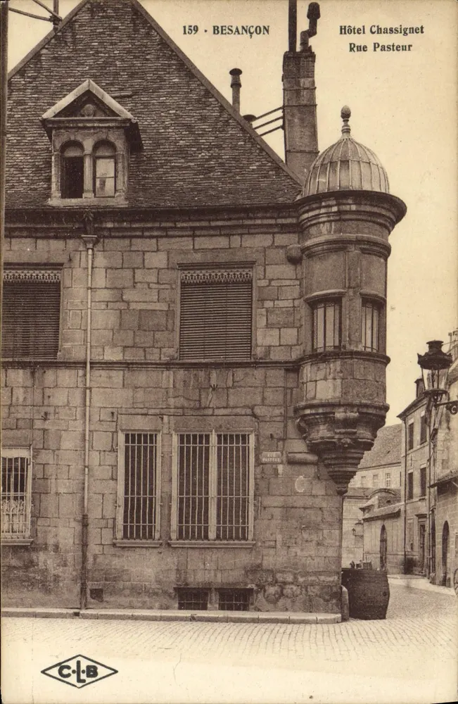 Besançon — Hotel Chassignet, Rue Pasteur — C-L-B - Frente