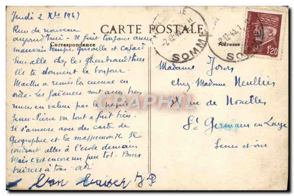 Abtei La Grande-Trappe (Orne) — See Chaumont (12 Hektar) - Rückseite