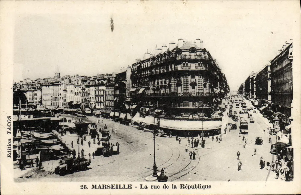 Marsella - La rue de la République — Edición TACOS, n°26 - Anverso