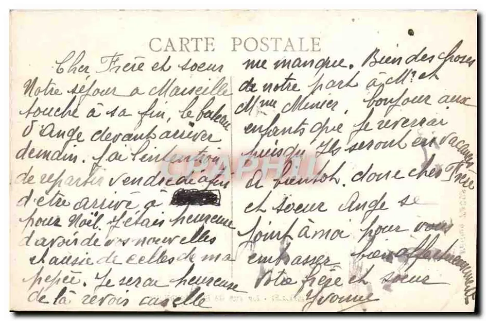 Marsella - La rue de la République — Edición TACOS, n°26 - Reverso
