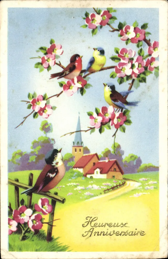 Cantores de primavera — Aniversário — Univers Paris, n° 100 - Frente
