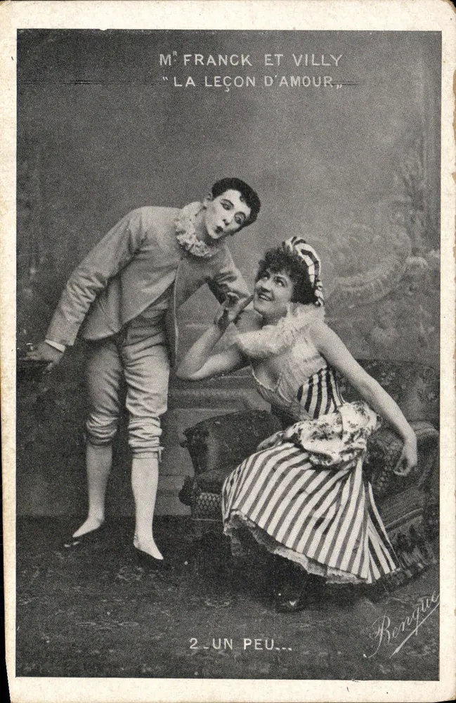 M. Franck e Villy — "A Lição de Amor" — Bongue, n°2 - Frente