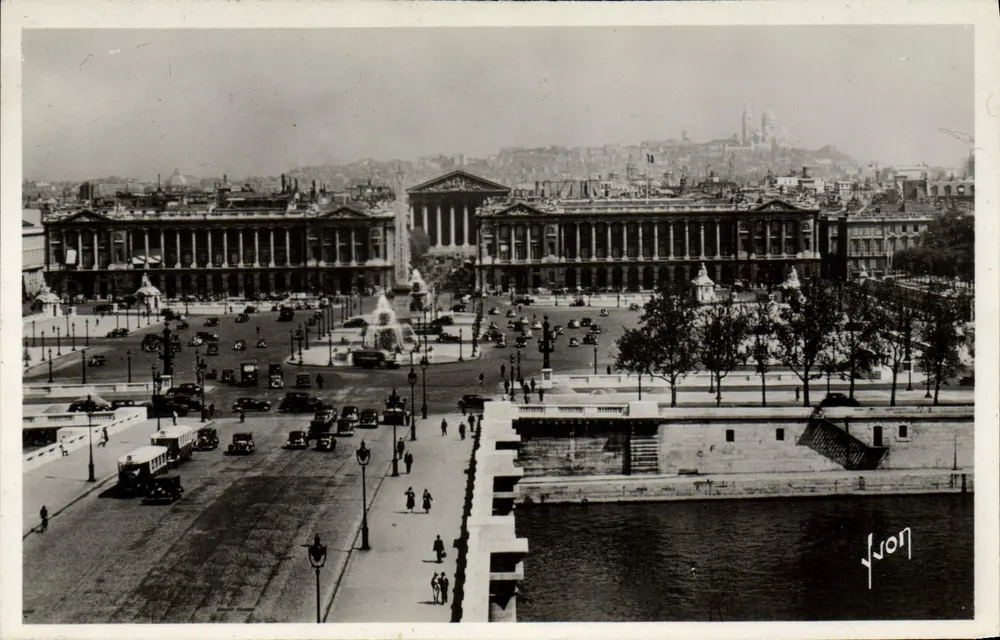 Place de la Concorde — allgemeine Ansicht — Éditions d'Art Paris, 15, Rue Martel - Vorderseite