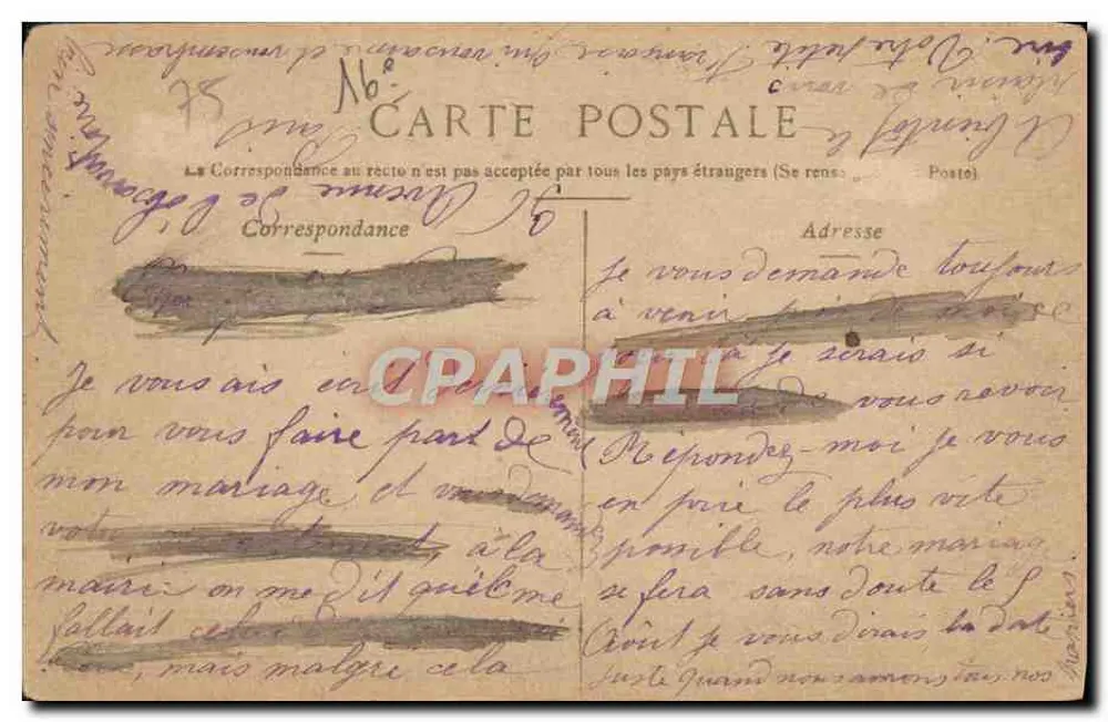 Paris - Lac du Bois de Boulogne — vue d'un îlot avec kiosque et arbre isolé, éditeur impr. sur la carte - Rückseite