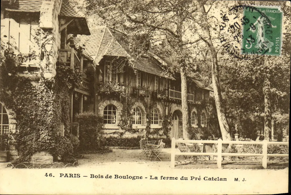 PARIS - Bois de Boulogne - La ferme du Pré Catelan — M. J. - Vorderseite
