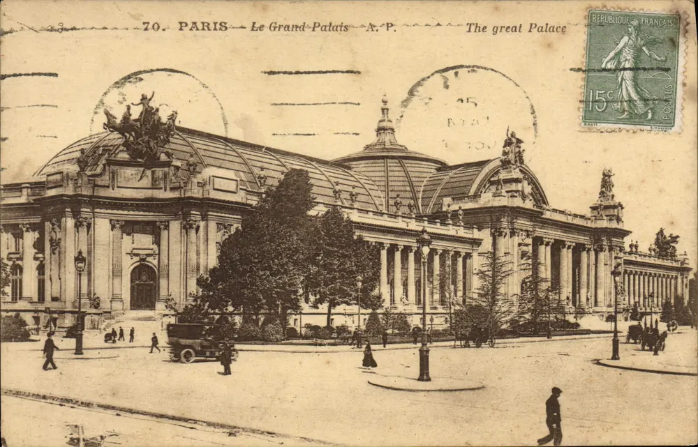 Parijs — Het Grand Palais — A.P. - Voorkant