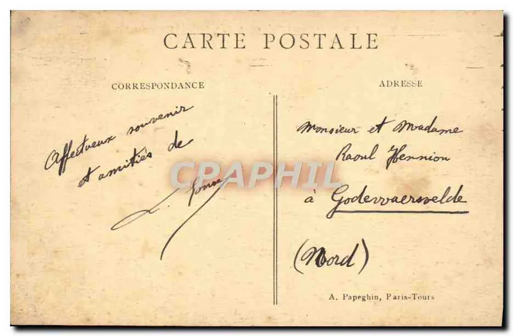 Parijs — Het Grand Palais — A.P. - Achterkant