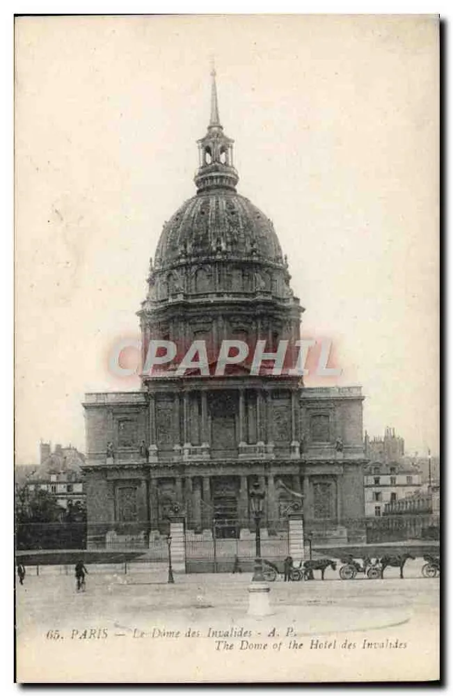 Paris — O Dôme dos Invalides — A.P. — n°65 - Frente