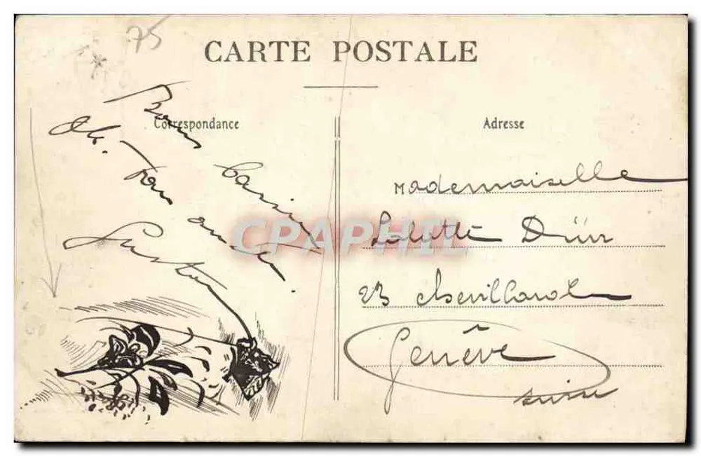Paris — Jardim do Luxembourg — P. Marmusey Paris 15 - Verso