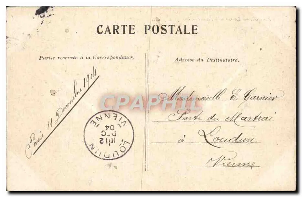 Parigi — Il Grand Palais, Champs-Élysées — editore non visibile - Verso