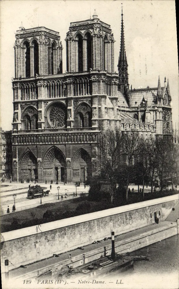 Paris (IVe) — Notre-Dame — LL. — N° 129 - Frente