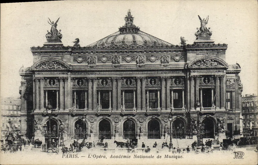 PARIS — Das Opernhaus, Nationale Akademie der Musik — Jhot - Vorderseite