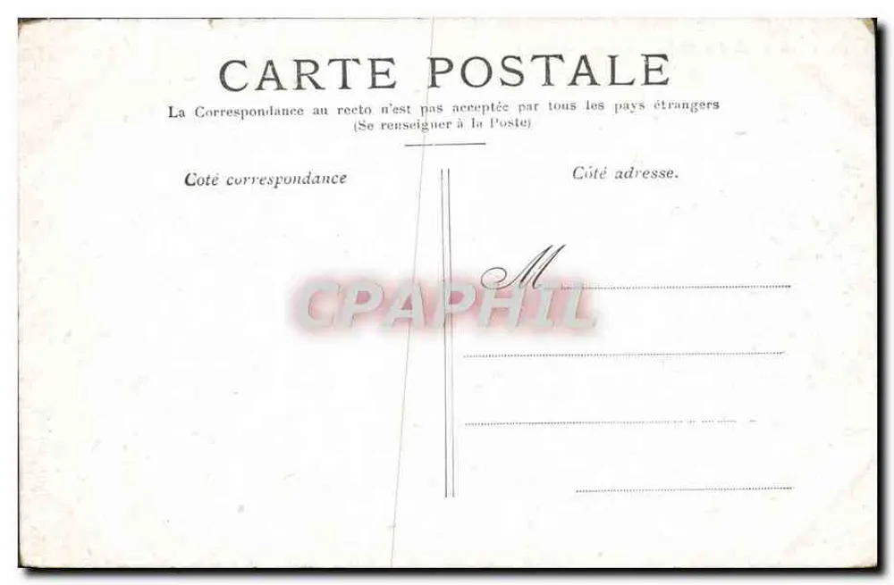 PARIS — A Praça do Palácio Real — editor não visível - Verso