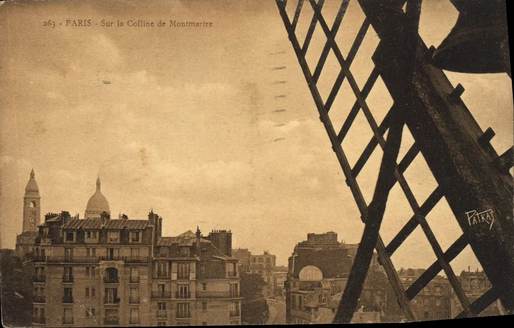 Paris - Auf dem Montmartre-Hügel — Verlag Palkas, n° 263 - Vorderseite