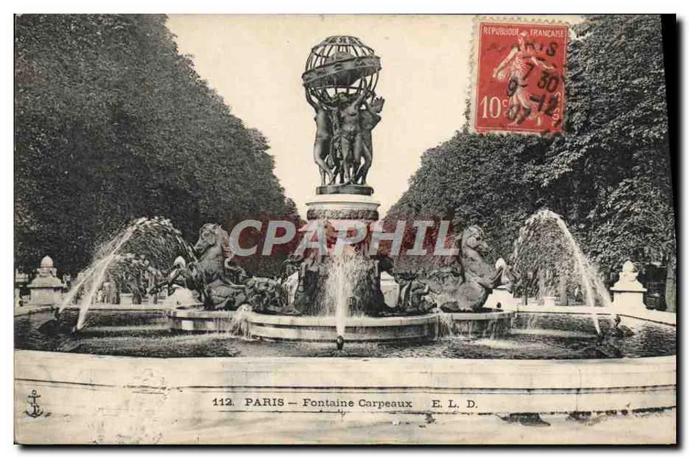 Paris — Fontaine Carpeaux — E. L. D. n°112 - Frente