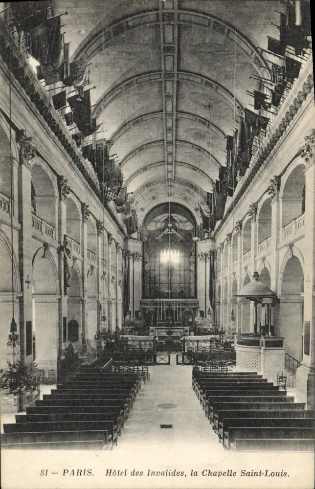 Hôtel des Invalides, Kapelle Saint-Louis — Paris — n°81 - Vorderseite