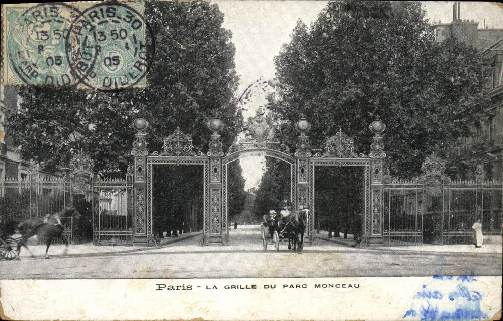 Paris - A grade do parque Monceau — editor não visível, número de série não visível - Frente