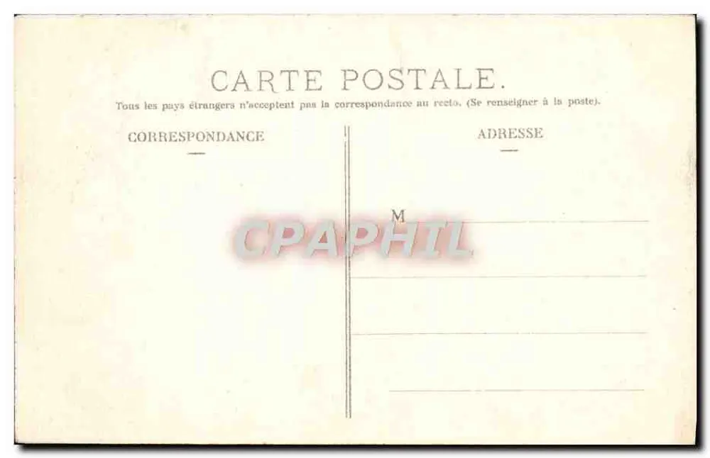 Bois de Boulogne — A Cascata — Marmuse, Paris, n°486 - Verso