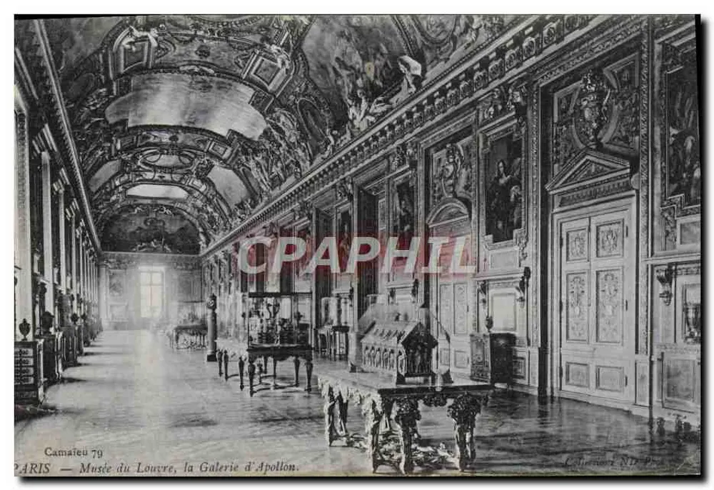 Paris — Musée du Louvre, die Galerie d'Apollon — Camaïeu 70 - Vorderseite