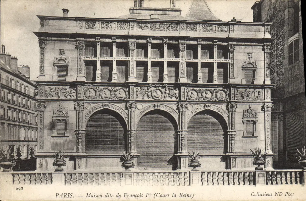 PARIS — Haus genannt François Ier (Cours la Reine) — Collections ND Phot - Vorderseite