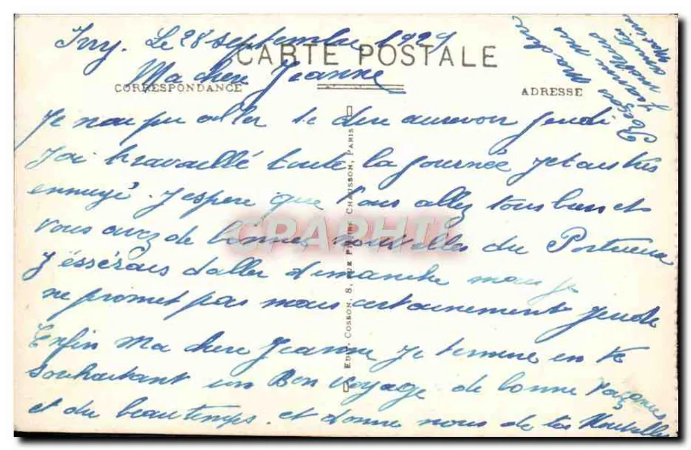 A Praça da República — Paris — C.M. n°40 - Verso