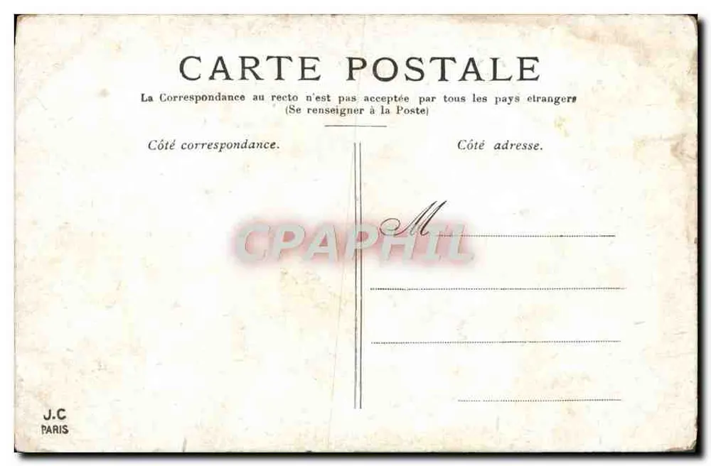 Paris — Catedral de Notre-Dame — J.C. Paris - Verso