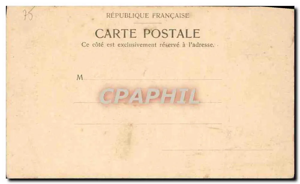 Ansicht vom Trocadéro — Weltausstellung 1900 — Paris. — Verleger: Porté. - Rückseite