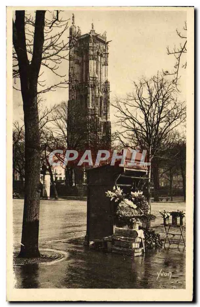 Torre de São Tiago — Torre de São Tiago, Paris, Ed. Yvon, n°15 - Frente