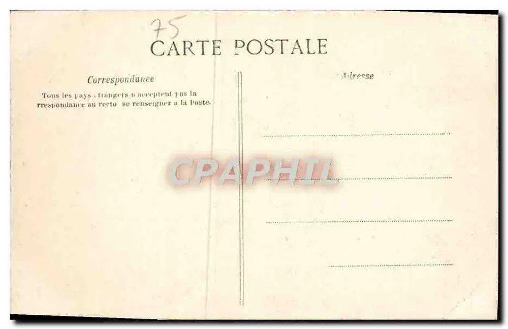 Wald von Vincennes — See Herbillion, Anlegesteg — L. Giraud, 46, Avenue Herbillion, Saint-Mandé - Rückseite