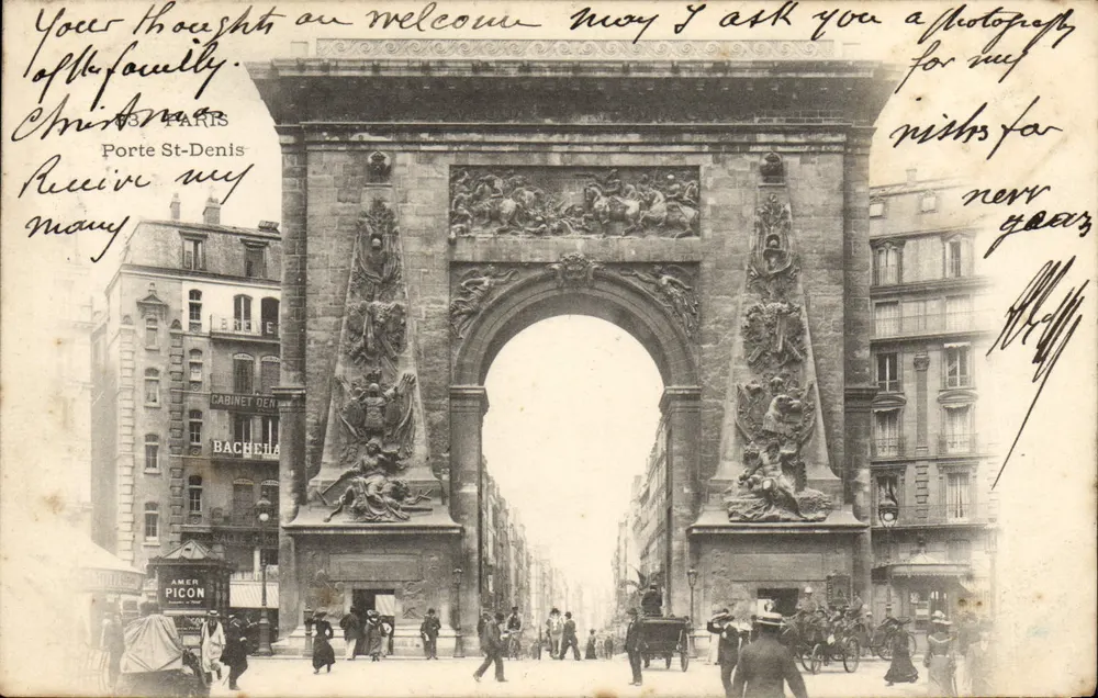 Porta Saint-Denis — Paris — Cabinet Den Picon - Frente