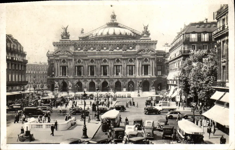 Ópera Garnier — Paris — Edições de Arte 'YVON' - Frente