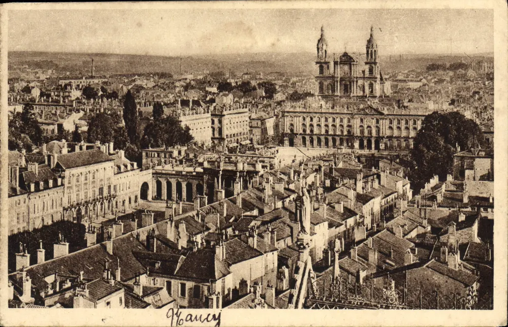 Nancy — Allgemeine Ansicht vom Turm der Basilika Sainte-Baume — Verlag A. Humblot & Cie - Vorderseite