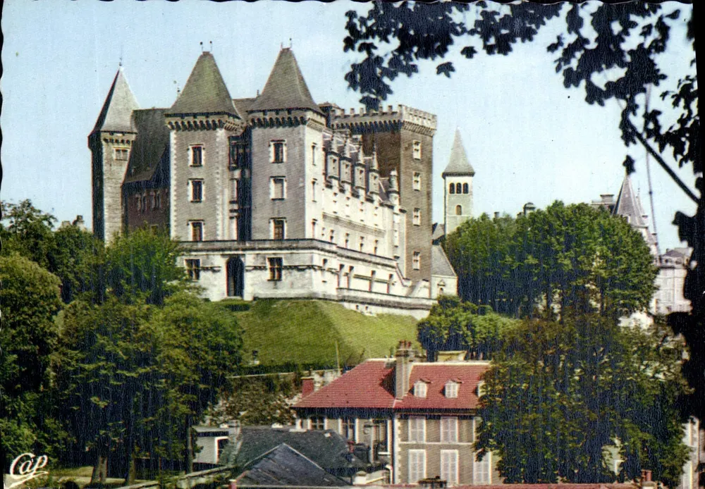 Zamek w Pau — widok panoramiczny — Lumicap - Awers