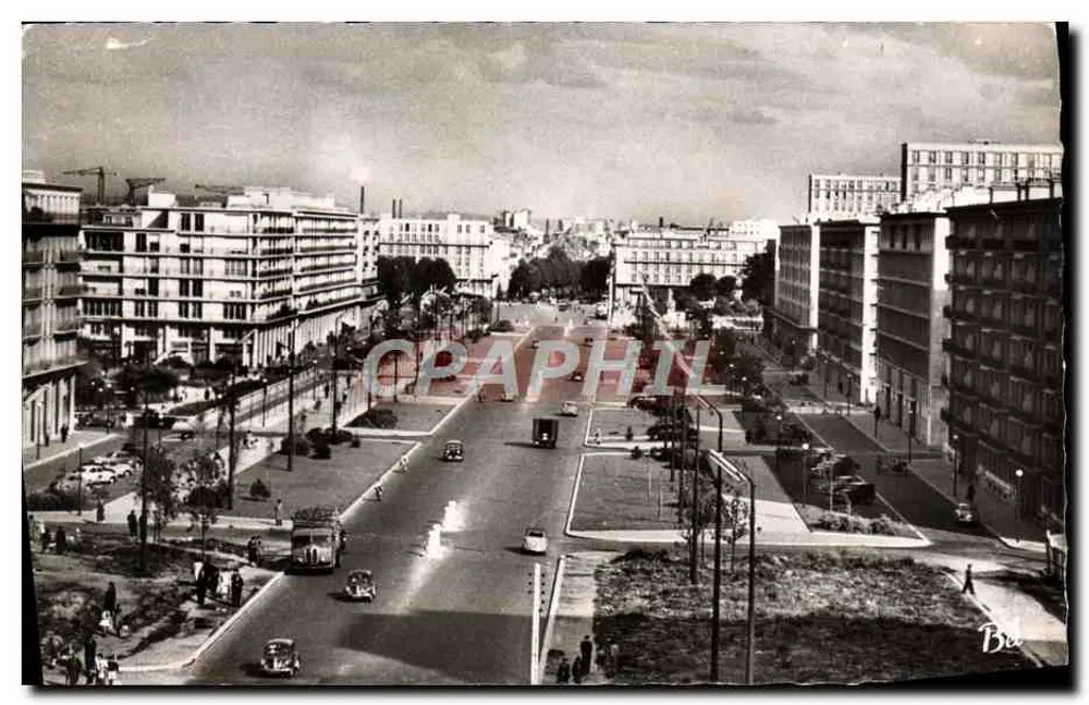 Vista da rua da República em Le Havre — editor 'Editions Bellever' n° 547 - Frente