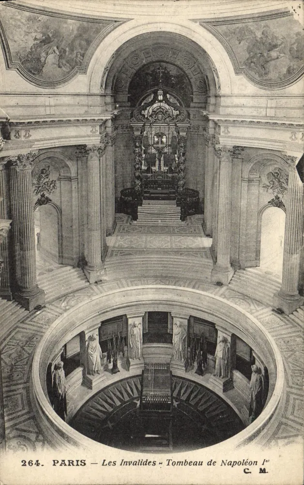 PARIS — Les Invalides — Grabmal von Napoleon I — C.M. n°264 - Vorderseite