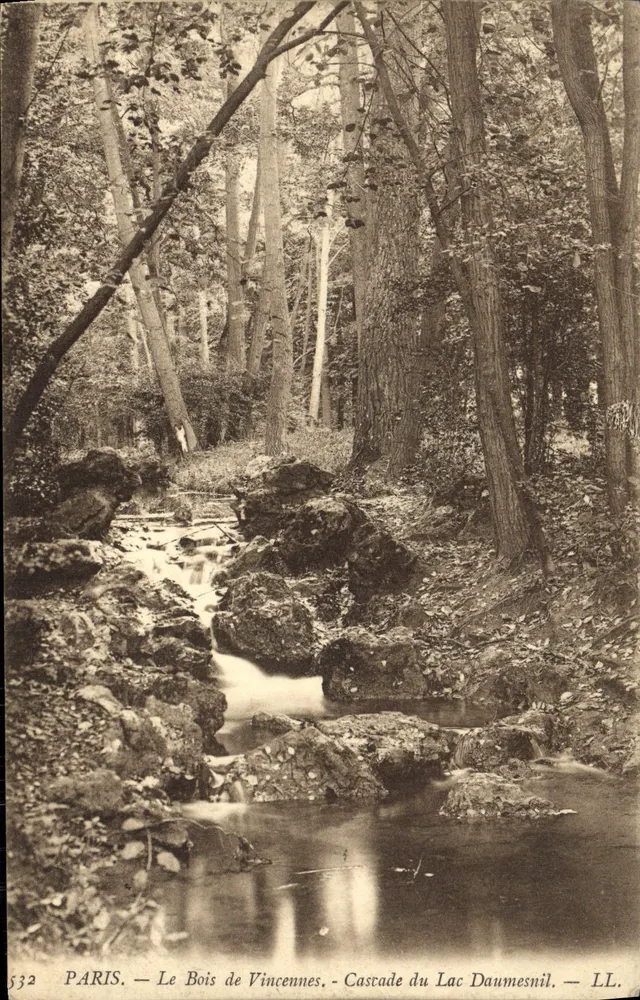 PARIS — Le Bois de Vincennes — Cascade du Lac Daumesnil — LL. — Nr. 532 - Vorderseite
