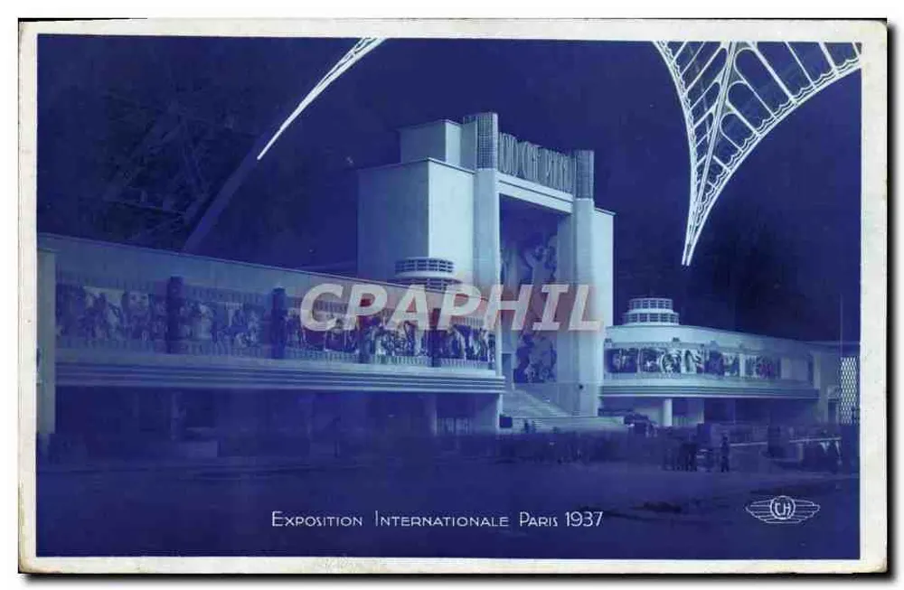 Pavilhão do Photo-Phono-Cinéma — Exposição Internacional de Paris 1937 — H. CHIAPARINI, Bologna - França - Frente