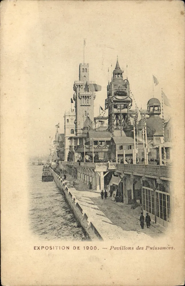 Exposição de 1900 — Pavilhões das Potências — Editor não identificado - Frente