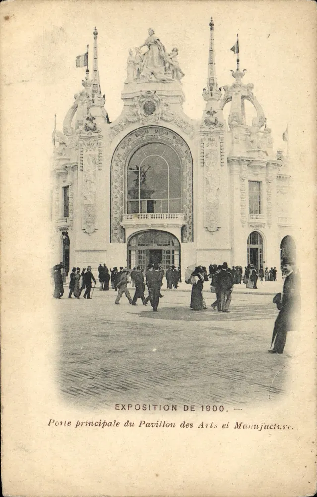 Haupttor des Pavillon der Künste und Industrie — Ausstellung von 1900 — Verleger unbekannt - Vorderseite